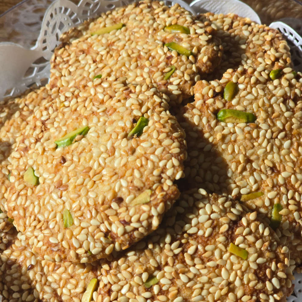 Barazek sesame cookies برازق بالسمسم