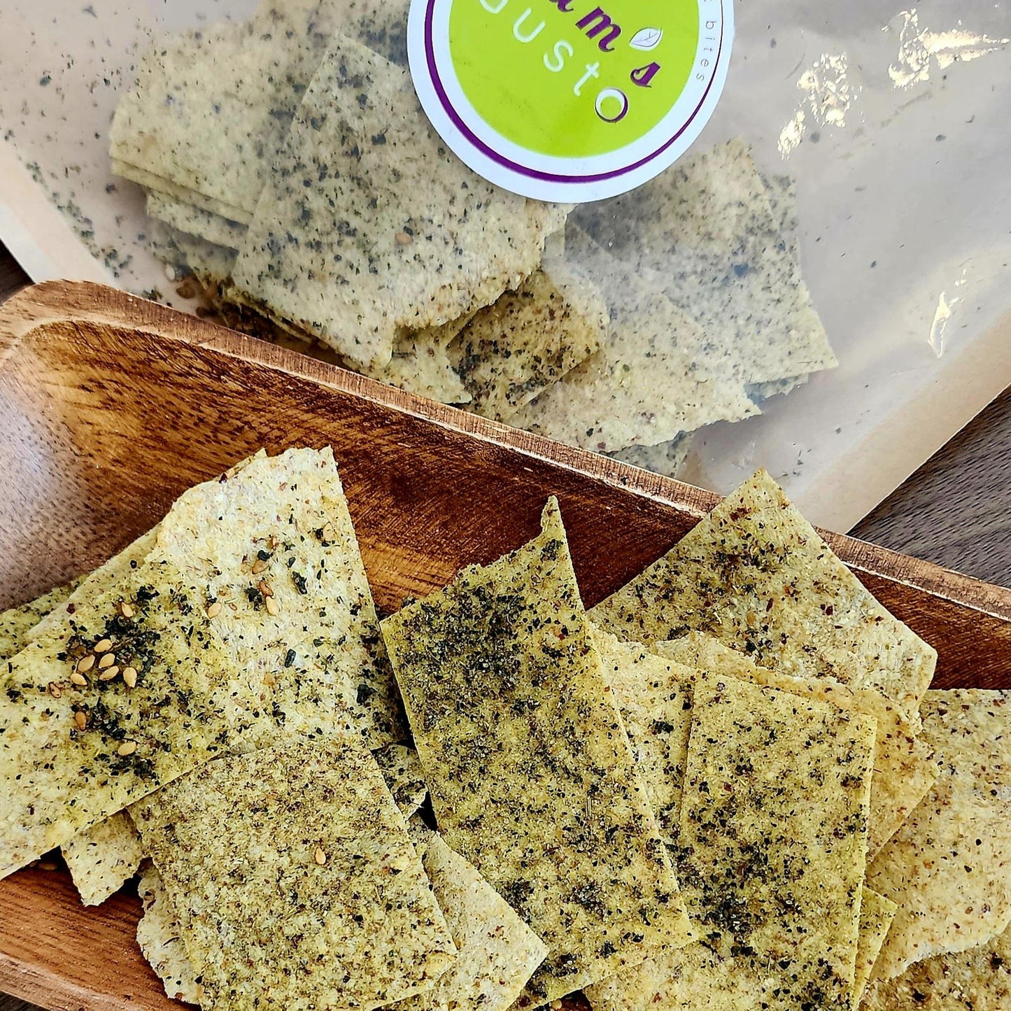 Zaatar Crisps مقرمشات بالزعتر